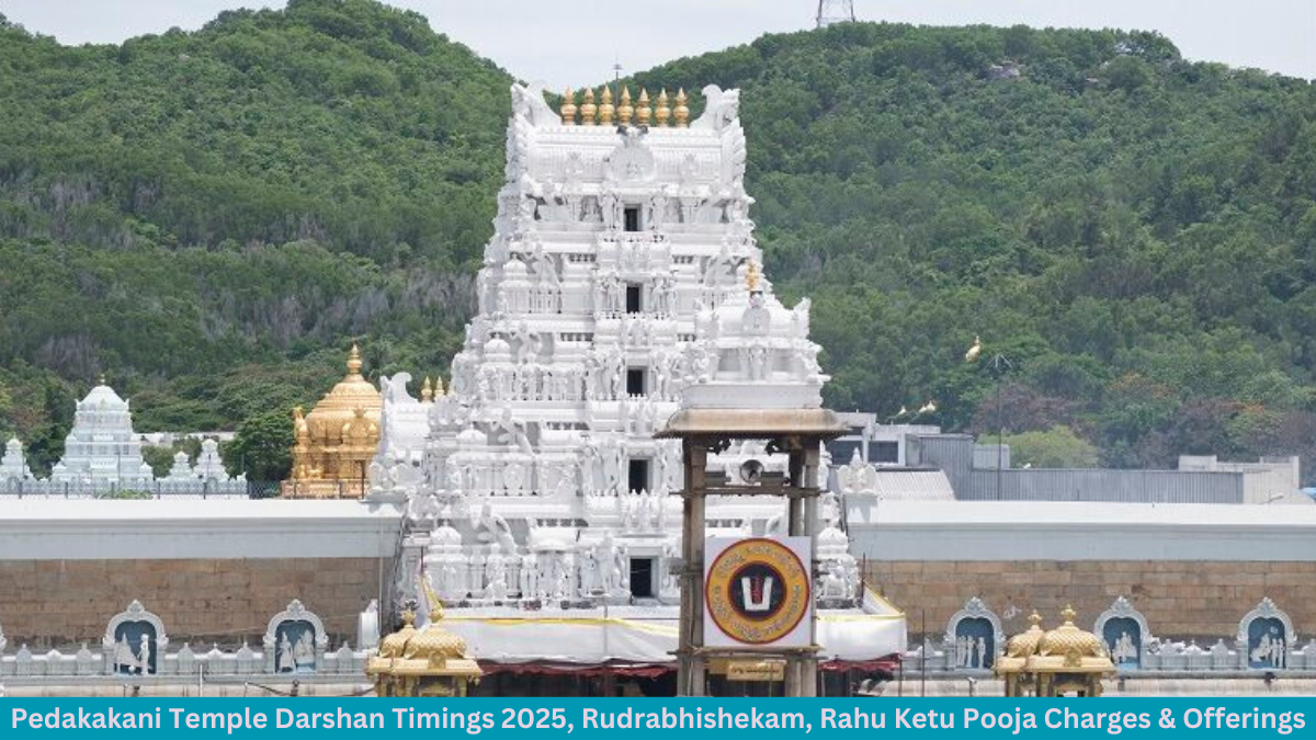 Pedakakani Temple Darshan Timings 2025, Rudrabhishekam, Rahu Ketu Pooja Charges & Offerings